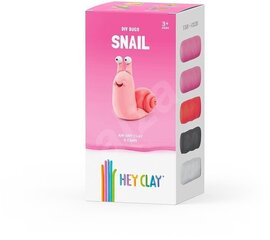 Muovailusetti Hey Clay Snail, 5 kpl. hinta ja tiedot | Taide- ja askartelutarvikkeet | hobbyhall.fi