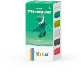 Muovailusetti Hey Clay Tyrannosaurus, 5 kpl. hinta ja tiedot | Taide- ja askartelutarvikkeet | hobbyhall.fi