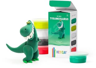 Muovailusetti Hey Clay Tyrannosaurus, 5 kpl. hinta ja tiedot | Taide- ja askartelutarvikkeet | hobbyhall.fi