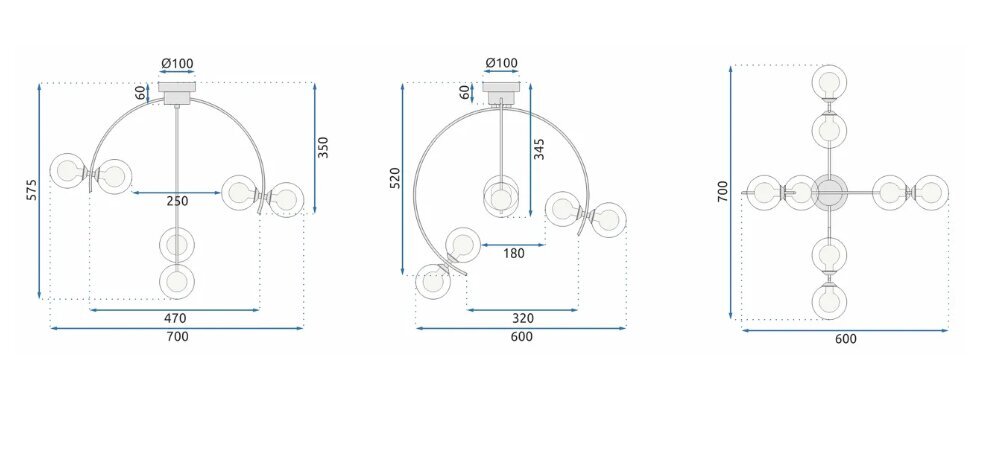 Kattovalaisin app979-8c hinta ja tiedot | Riippuvalaisimet | hobbyhall.fi