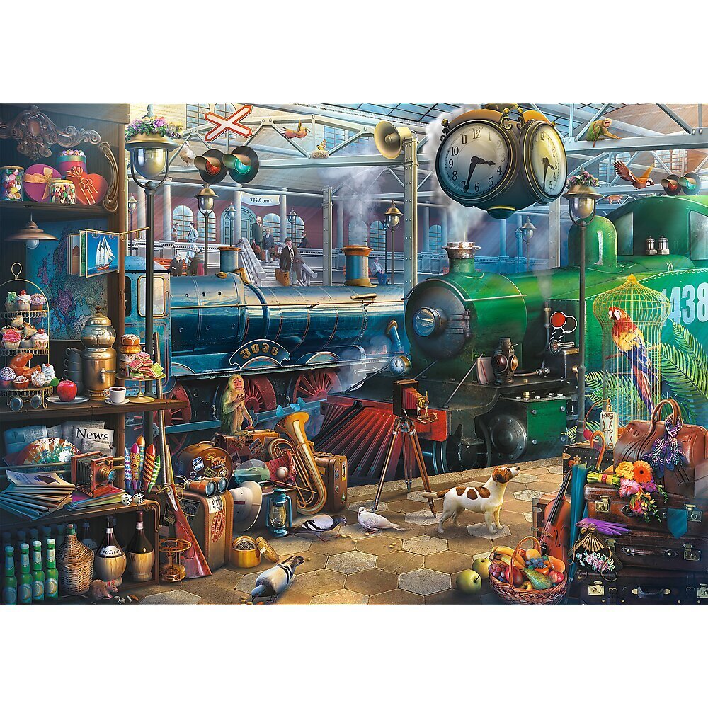 Puzzle-rautatieasema Trefl, 6000 d. hinta ja tiedot | Palapelit | hobbyhall.fi