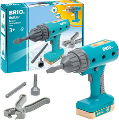 BRIO Builder 34600 - Builder Power Ruuvimeisseli hinta ja tiedot | Poikien lelut | hobbyhall.fi