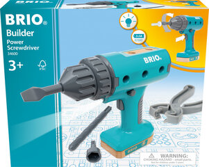 BRIO Builder 34600 - Builder Power Ruuvimeisseli hinta ja tiedot | Poikien lelut | hobbyhall.fi