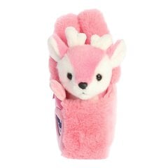 Pehmeä käsi pinkki poro Aurora Fancy Pals, 20 cm hinta ja tiedot | Pehmolelut | hobbyhall.fi