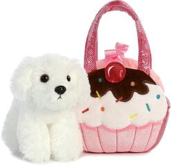 Puppy Cupcake Aurora Fancy Pals -pehmolaukku ja eläin, 20 cm hinta ja tiedot | Aurora Lelut yli 3-vuotiaille lapsille | hobbyhall.fi