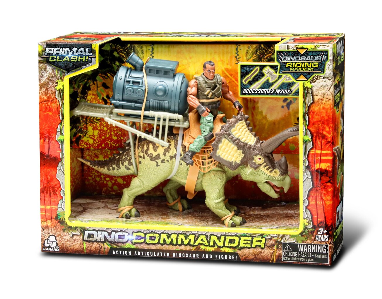 Figuuri Lanard Primal Clash Dinosaur Fighter hinta ja tiedot | Poikien lelut | hobbyhall.fi