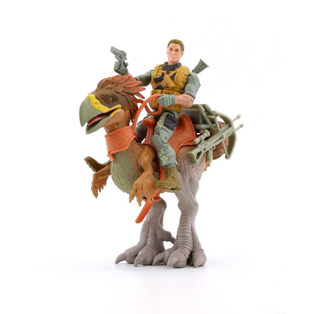 Figuuri Lanard Primal Clash Cowboy dinosauruksen kanssa hinta ja tiedot | Poikien lelut | hobbyhall.fi