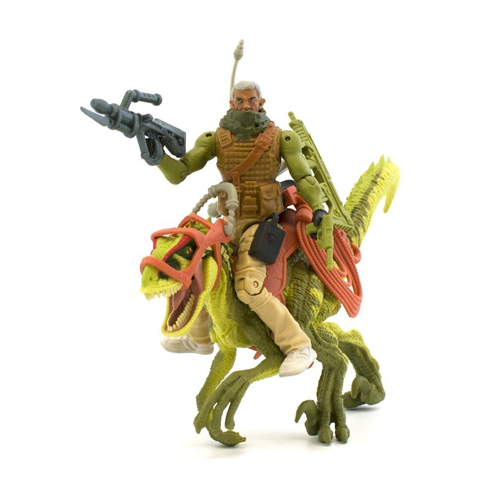 Figuuri Lanard Primal Clash Cowboy dinosauruksen kanssa hinta ja tiedot | Poikien lelut | hobbyhall.fi