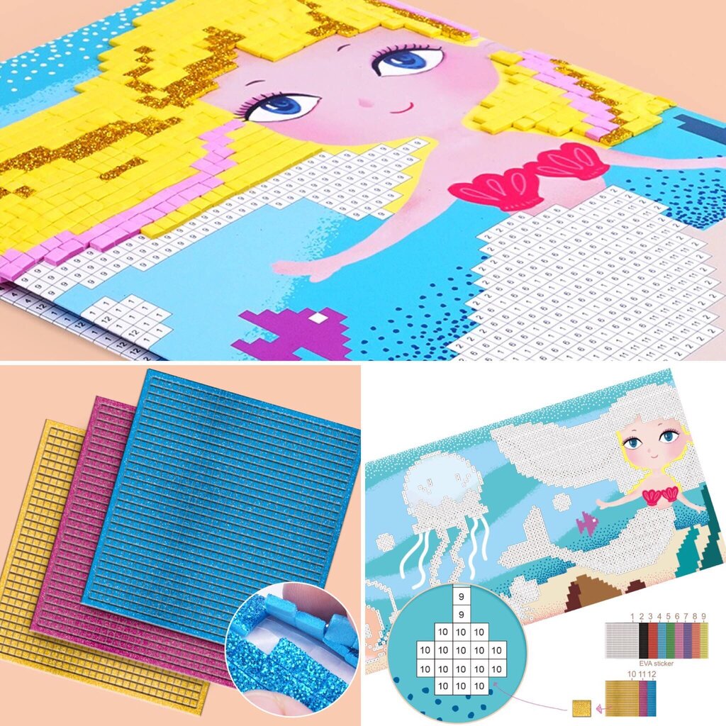 Creative Kit Avenir Pixel Art: Underwater World hinta ja tiedot | Kehittävät lelut | hobbyhall.fi