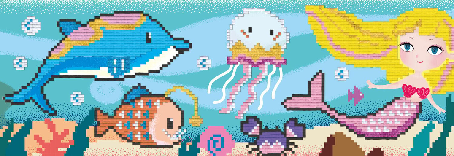 Creative Kit Avenir Pixel Art: Underwater World hinta ja tiedot | Kehittävät lelut | hobbyhall.fi