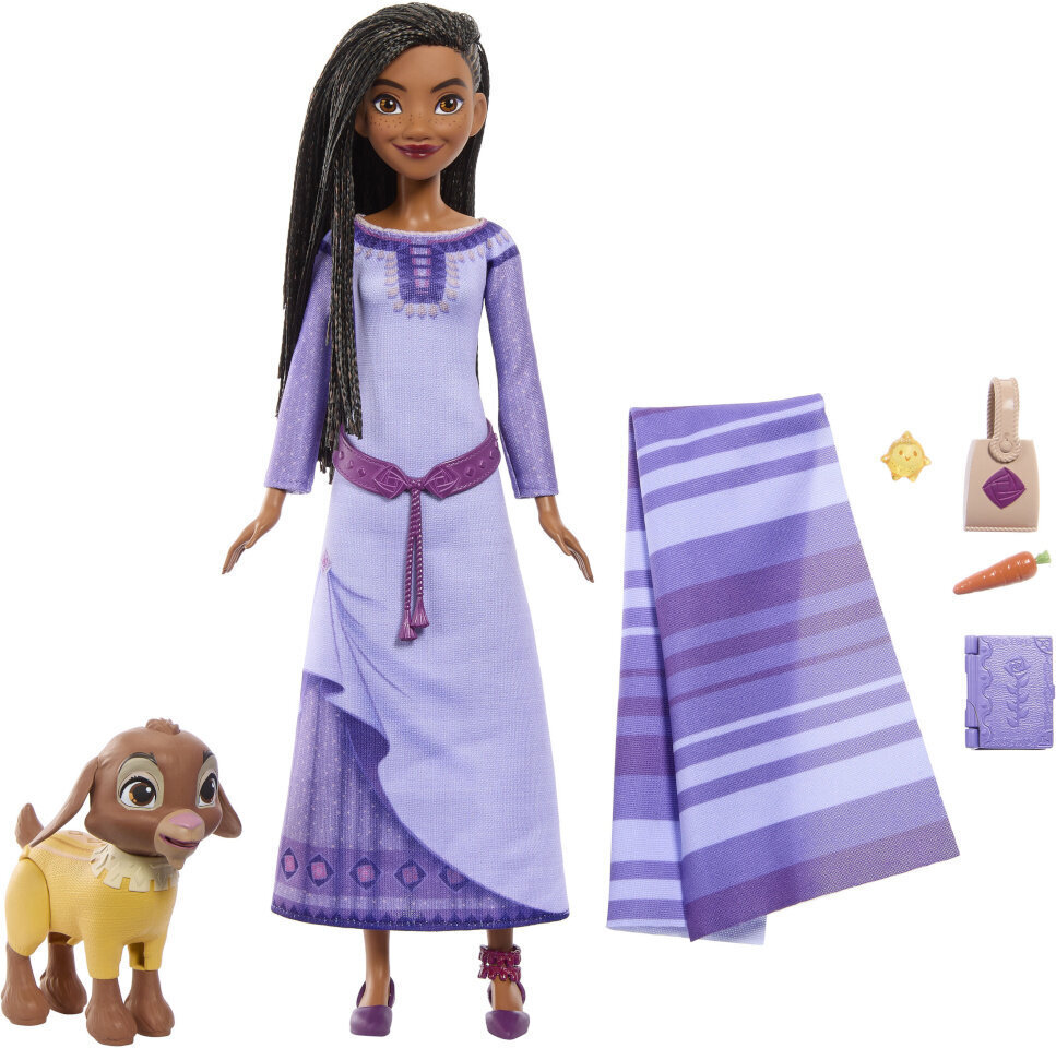 Disney Princess Wish Doll Asha ja hänen ystävänsä -leikkisetti hinta ja tiedot | Tyttöjen lelut | hobbyhall.fi