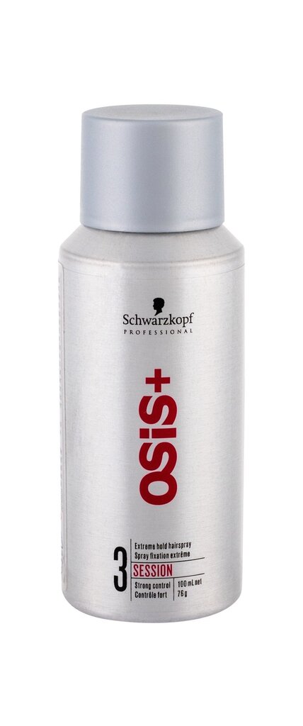 Vahvasti kiinnittävä hiuslakka Schwarzkopf Professional Osis + Session 100 ml hinta ja tiedot | Kampaamotuotteet | hobbyhall.fi