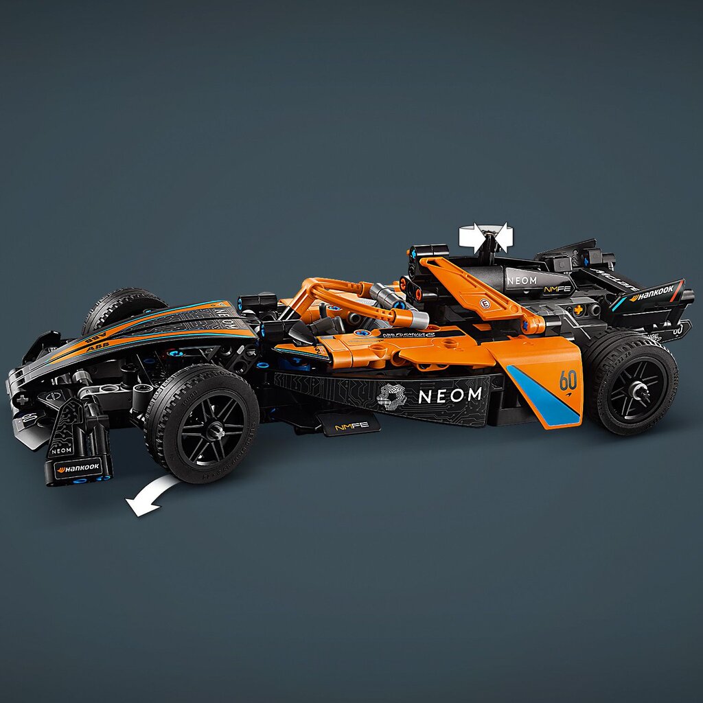 42169 LEGO® Technic NEOM McLaren Formula E -kilpa-auto hinta ja tiedot | LEGOT ja rakennuslelut | hobbyhall.fi