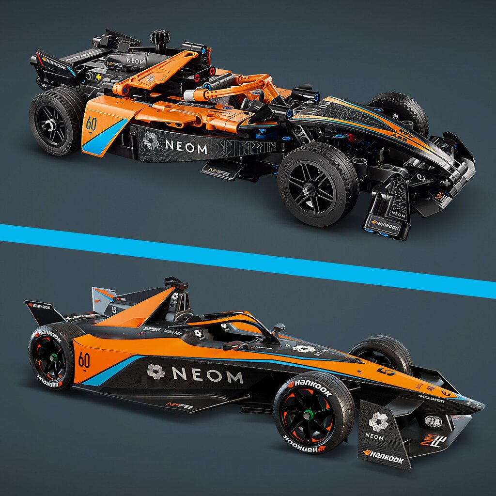 42169 LEGO® Technic NEOM McLaren Formula E -kilpa-auto hinta ja tiedot | LEGOT ja rakennuslelut | hobbyhall.fi