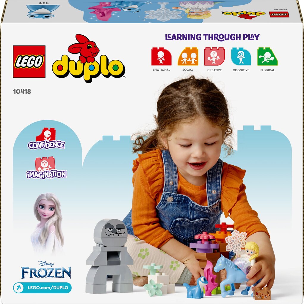 10418 LEGO® DUPLO Disney Elza ir Brunis užburtame miške hinta ja tiedot | LEGOT ja rakennuslelut | hobbyhall.fi