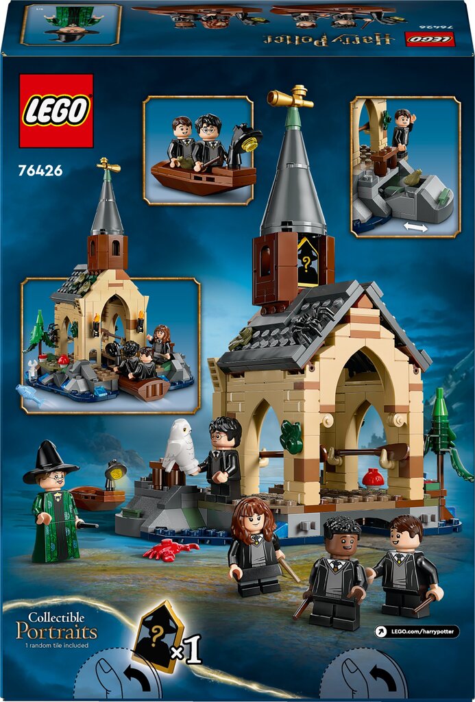 76426 LEGO® Harry Potter Tylypahkan linnan venelaituri hinta ja tiedot | LEGOT ja rakennuslelut | hobbyhall.fi