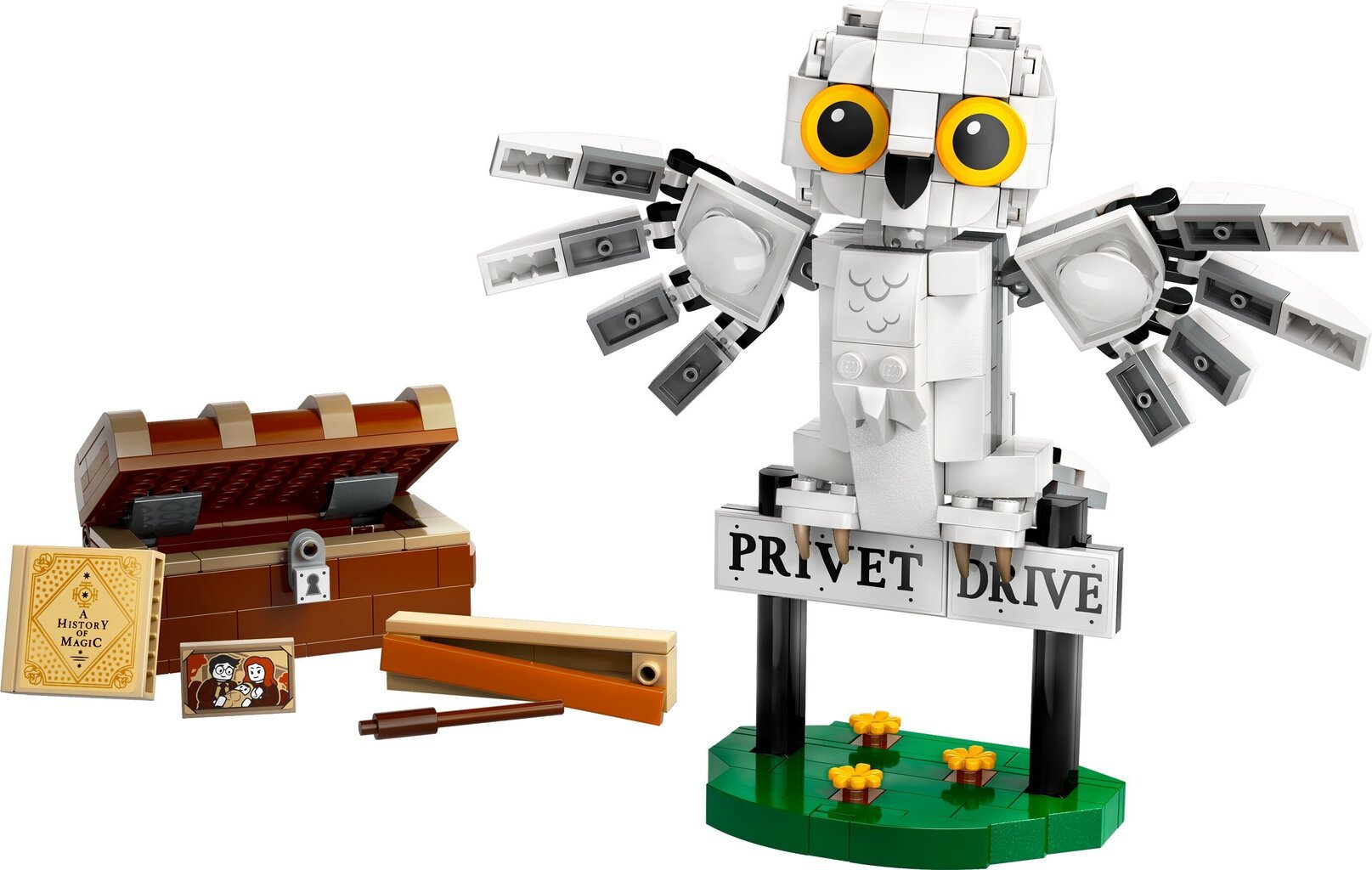 76425 LEGO® Harry Potter Hedwig Likusteritiellä hinta ja tiedot | LEGOT ja rakennuslelut | hobbyhall.fi