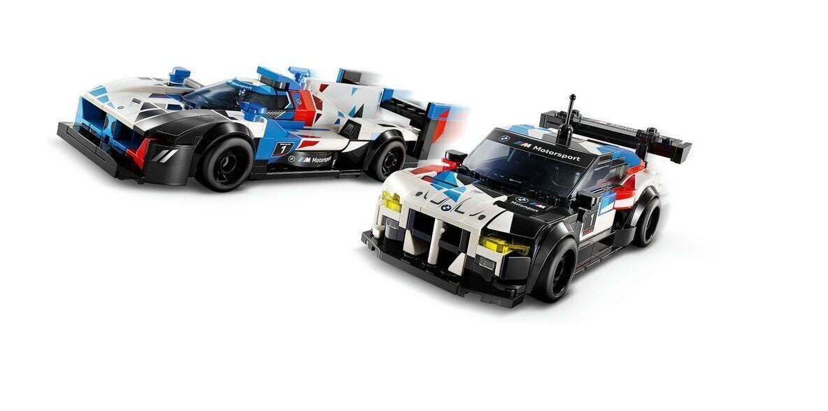 76922 LEGO® Speed ​​​​Champions BMW M4 GT3‑ ja BMW M Hybrid V8 ‑kilpa-autot hinta ja tiedot | LEGOT ja rakennuslelut | hobbyhall.fi