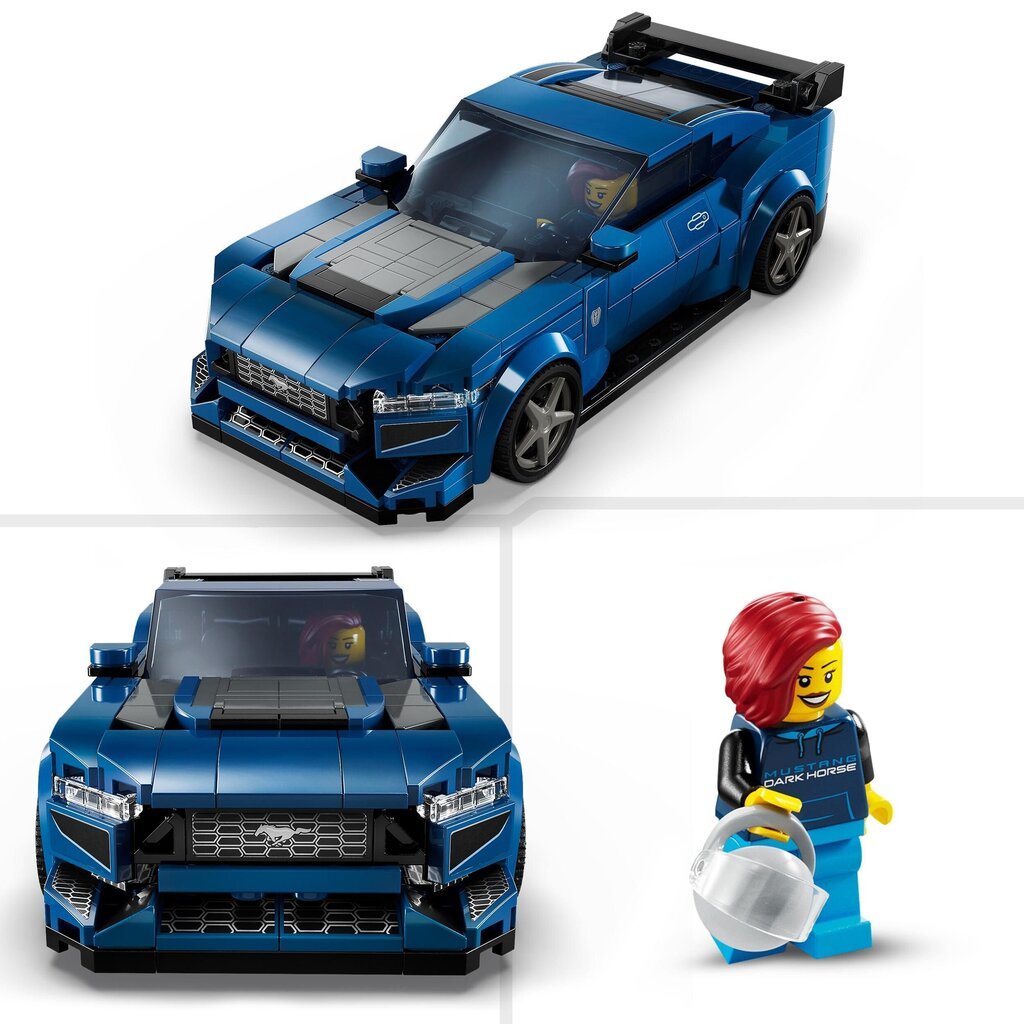 76920 LEGO® Speed Champions Ford Mustang Dark Horse ‑urheiluauto hinta ja tiedot | LEGOT ja rakennuslelut | hobbyhall.fi