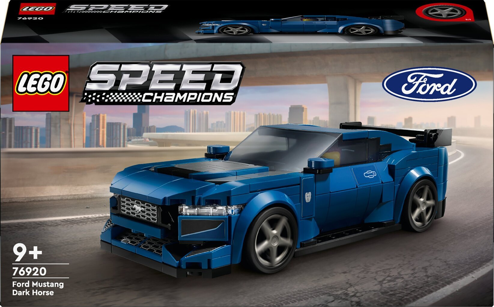 76920 LEGO® Speed Champions Ford Mustang Dark Horse ‑urheiluauto hinta ja tiedot | LEGOT ja rakennuslelut | hobbyhall.fi