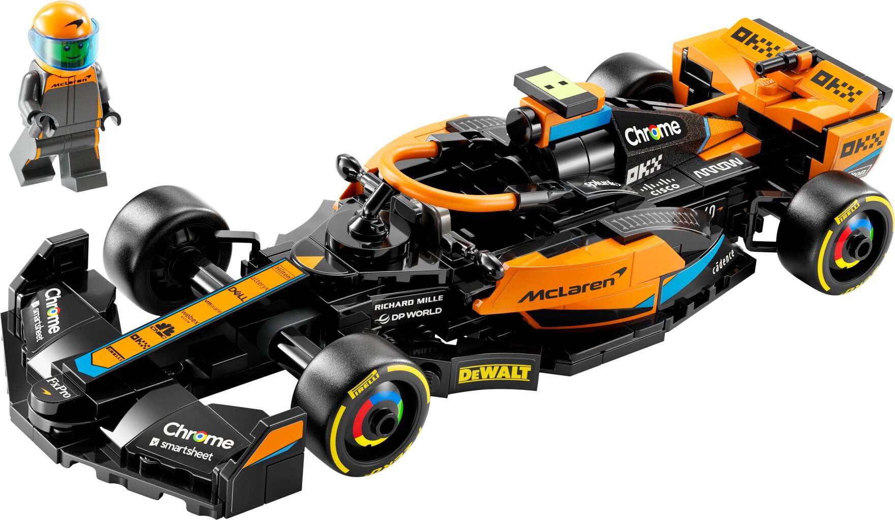 76919 LEGO® Speed ​​​​Champions 2023 McLaren Formula 1 -kilpa-auto hinta ja tiedot | LEGOT ja rakennuslelut | hobbyhall.fi