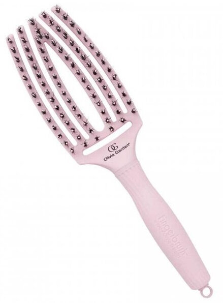 Harja hiusten kuivaamiseen Olivia Garden FB Combo Pastel Pink, Medium hinta ja tiedot | Hiusharjat, kammat ja sakset | hobbyhall.fi
