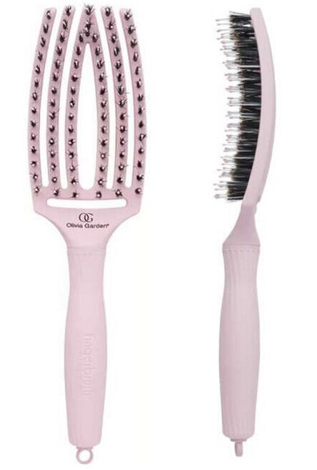 Harja hiusten kuivaamiseen Olivia Garden FB Combo Pastel Pink, Medium hinta ja tiedot | Hiusharjat, kammat ja sakset | hobbyhall.fi
