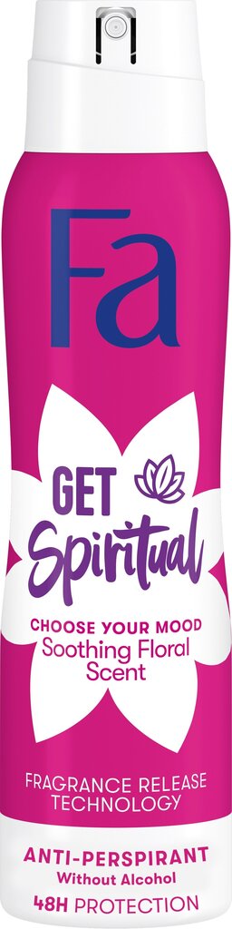 Spray antiperspirantti Fa Get Spiritual, 6 x 150 ml hinta ja tiedot | Deodorantit | hobbyhall.fi