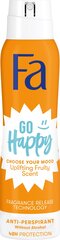 Spray antiperspirantti Fa Go Happy, 6 x 150 ml hinta ja tiedot | Deodorantit | hobbyhall.fi
