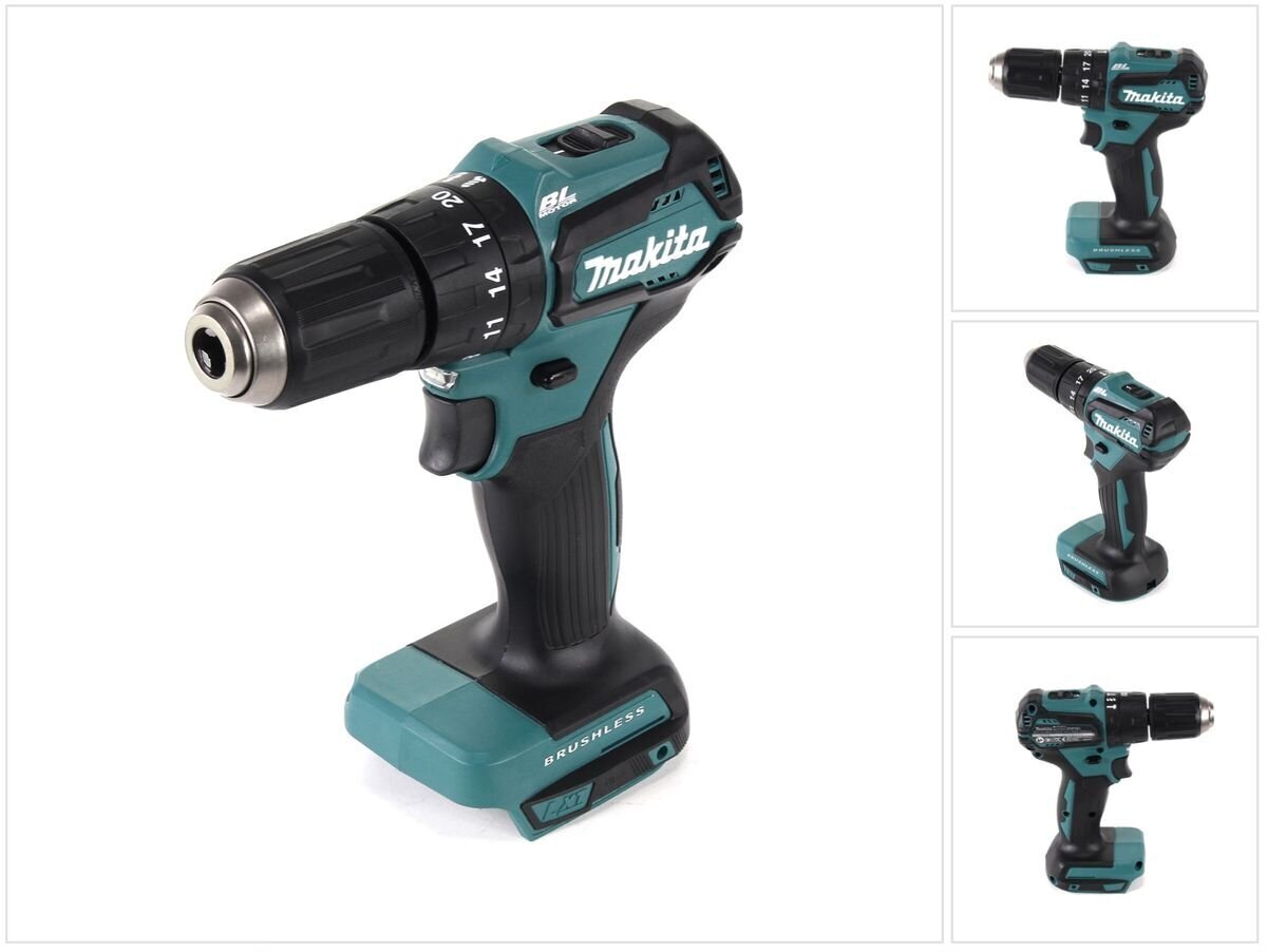 Makita DHP 483 Z akkuiskuporakone 18V 40Nm, ilman akkua, ilman laturia hinta ja tiedot | Akkuporakoneet ja ruuvinvääntimet | hobbyhall.fi