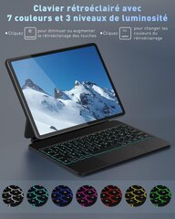 DoohowCase Bluetooth-näppäimistö Floating Design iPad Air 5 10,9" hinta ja tiedot | Tablettien kotelot ja muut tarvikkeet | hobbyhall.fi