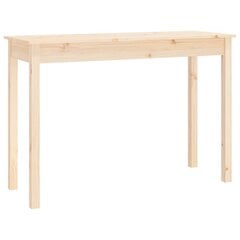 vidaXL Konsolipöytä 110x40x75 cm täysi mänty hinta ja tiedot | Sivupöydät | hobbyhall.fi