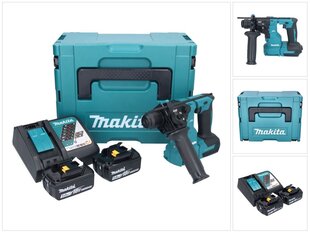 Akkuporavasara Makita Dhr 183 Rtj, 18 V, akulla ja laturilla hinta ja tiedot | Iskuporakoneet | hobbyhall.fi