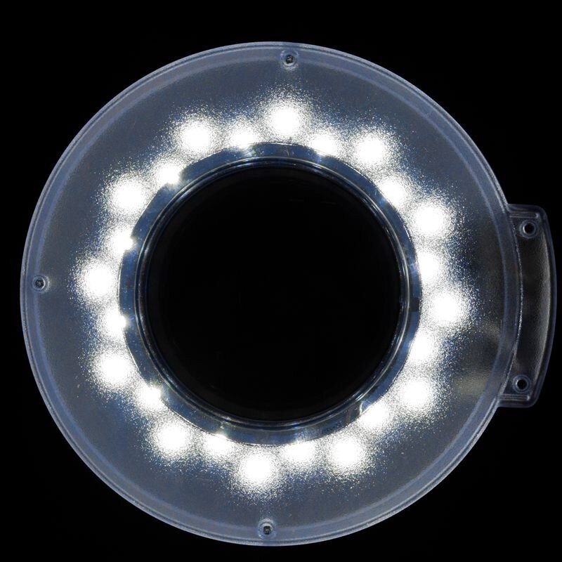 LED suurennuslasi S5 + LED jalusta säädettävä valon voimakkuus valkoinen hinta ja tiedot | Pöytävalaisimet | hobbyhall.fi