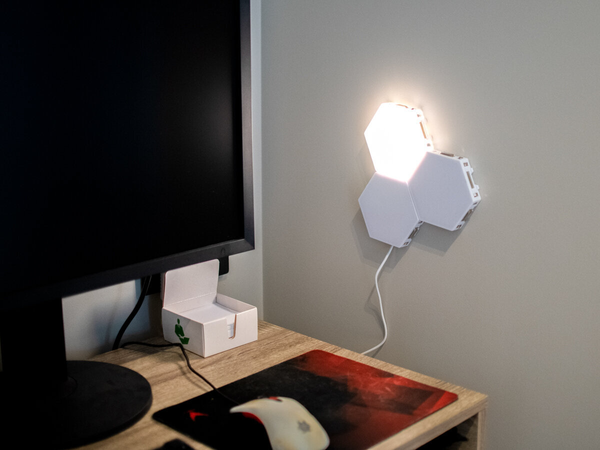 LED modulaarinen kosketus seinävalaisin 3kpl lämmin valkoinen hinta ja tiedot | Kattovalaisimet | hobbyhall.fi