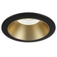 Maytoni Technical Downlight Share DL053-01BMG Musta ja mattakultainen.