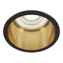 Maytoni Technical Downlight Reif DL049-01GB Musta ja kultainen. hinta ja tiedot | Kattovalaisimet | hobbyhall.fi