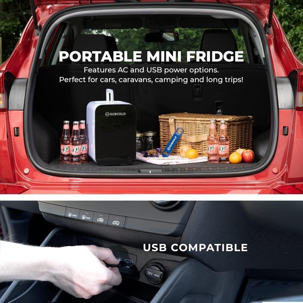 Subcold Ultra 6 Mini, kannettava jääkaappijäähdytin ja lämmitin, 6L, musta hinta ja tiedot | Matkajääkaapit ja kylmälaukut autoon | hobbyhall.fi