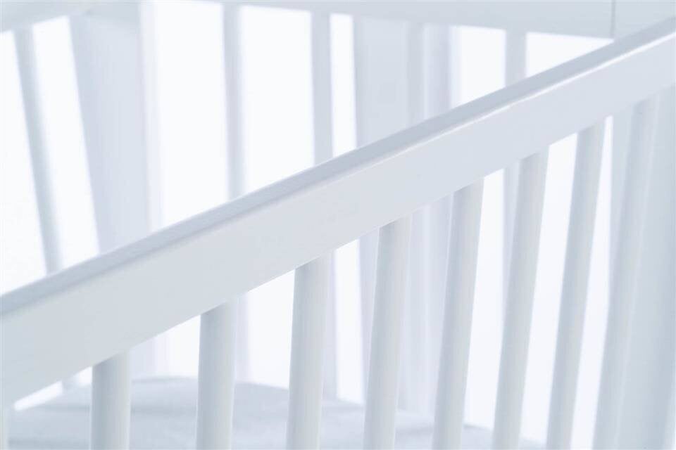 Keinuva vauvansänky Vanessa 85x54x95 cm, valkoinen hinta ja tiedot | Pinnasängyt | hobbyhall.fi