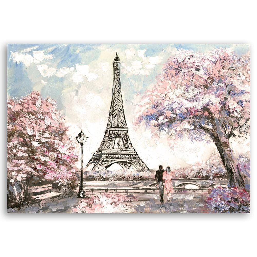 Canvas Print, Eiffel -torni keväällä /60x40 hinta ja tiedot | Taulut | hobbyhall.fi