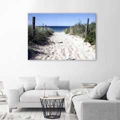 Canvas Print, polku dyynien läpi /90x60 hinta ja tiedot | Taulut | hobbyhall.fi