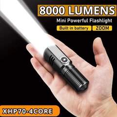 Mini spotlight XHP70 4 Core hinta ja tiedot | Retkilamput | hobbyhall.fi