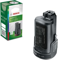 Bosch -akku PBA 12 / 10,8 V / 12 V / 2,5 Ah hinta ja tiedot | Puutarhatyökalujen tarvikkeet | hobbyhall.fi