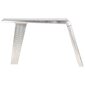 vidaXL Ilmailutyylinen työpöytä hopea 112x50x76 cm metalli hinta ja tiedot | Tietokonepöydät ja työpöydät | hobbyhall.fi