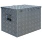 vidaXL Alumiinilaatikko 610x430x455 mm hopea hinta ja tiedot | Työkalupakit ja muu työkalujen säilytys | hobbyhall.fi