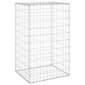 vidaXL Gabion-kivikori kansilla galvanoitu teräs 60x50x100 cm hinta ja tiedot | Aidat ja tarvikkeet | hobbyhall.fi