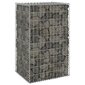 vidaXL Gabion-kivikori kansilla galvanoitu teräs 60x50x100 cm hinta ja tiedot | Aidat ja tarvikkeet | hobbyhall.fi