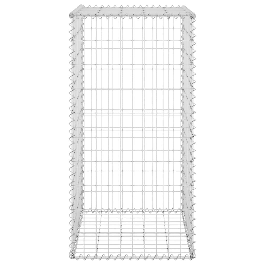 vidaXL Gabion-kivikori kansilla galvanoitu teräs 60x50x100 cm hinta ja tiedot | Aidat ja tarvikkeet | hobbyhall.fi