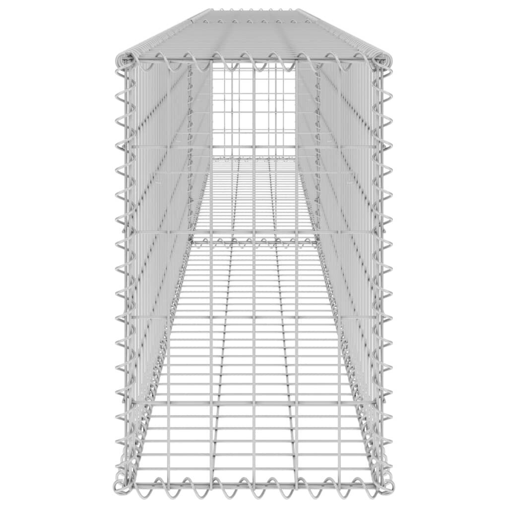 vidaXL Gabion-kivikori kansilla galvanoitu teräs 300x30x50 cm hinta ja tiedot | Aidat ja tarvikkeet | hobbyhall.fi