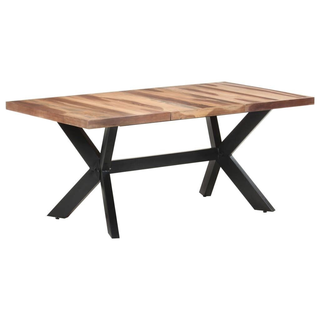 vidaXL Ruokapöytä 180x90x75 cm täysi puu hunajaviimeistelyllä hinta ja tiedot | Ruokapöydät | hobbyhall.fi